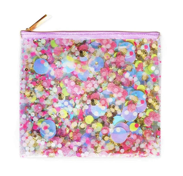 Shell-ebrate Confetti Everything Pouch – Belles & Beaux®