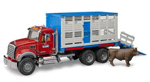 Load image into Gallery viewer, Mack Granite Cattle Transport Truck With 1 Cow

