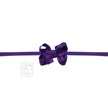 Load image into Gallery viewer, 1/4" Nylon Pantyhose Headbands with Signature Grosgrain Bow
