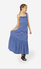 Load image into Gallery viewer, Daniella Maxi Dress - Blue And White Stripe
