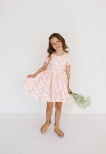 Classic Twirl Dress - Bunny Field