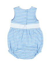 Load image into Gallery viewer, Stripe Knit Romper with Strawberries
