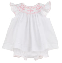 Load image into Gallery viewer, Smocked Feston Bishop - White With Pink
