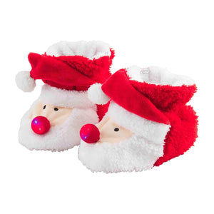 Light Up Santa Slippers