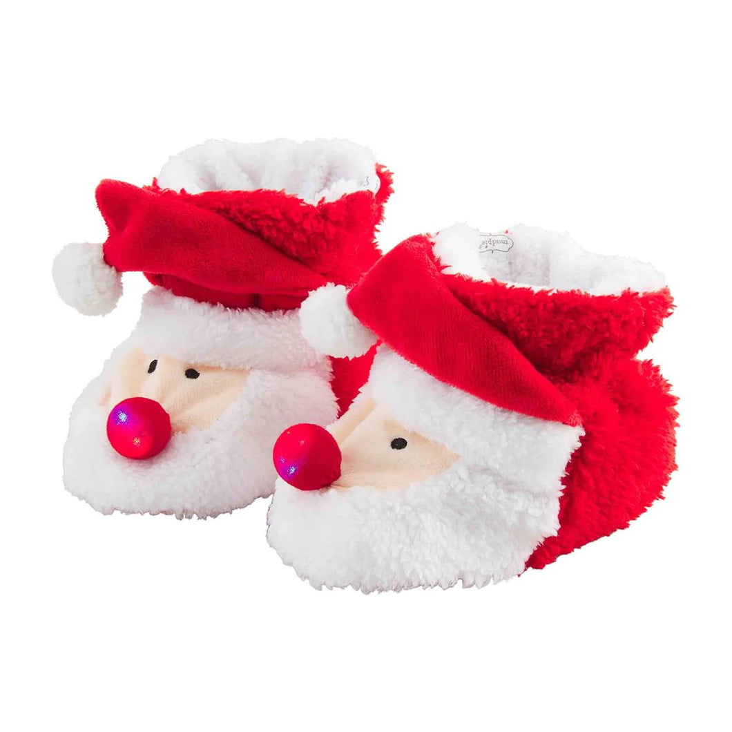 Light Up Santa Slippers