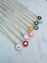 Load image into Gallery viewer, Colorful Heart Necklace
