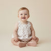 Scalloped Organic Top And Bloomer Set - Lavender