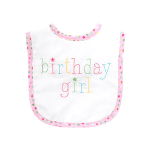 Birthday Girl Toddler Bib