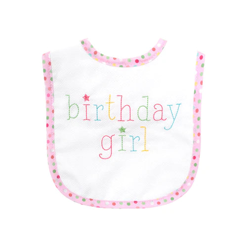 Birthday Girl Toddler Bib