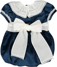 Load image into Gallery viewer, Navy Velvet Romper
