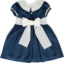 Load image into Gallery viewer, Navy Velvet Dress
