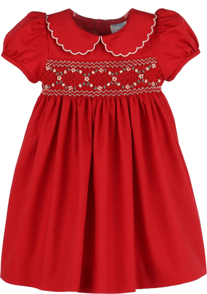 Red Classic Smock Dress – Belles & Beaux®