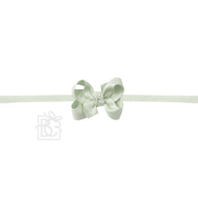 Load image into Gallery viewer, 1/4" Nylon Pantyhose Headbands with Signature Grosgrain Bow
