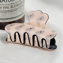 Load image into Gallery viewer, Cowboy Hat Boots Print Hair Claw Clip

