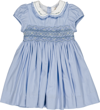 Load image into Gallery viewer, Heloise Smocked Dress - Cornflower
