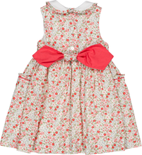 Load image into Gallery viewer, Cherry Red  Print Smocked Ixia Dress
