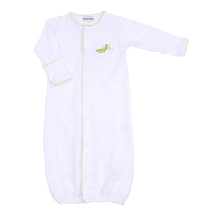 Little Sweet Pea Embroidered Converter - Celery