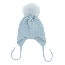 Load image into Gallery viewer, Pom Bonnet Tie Hat
