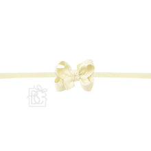 Load image into Gallery viewer, 1/4" Nylon Pantyhose Headbands with Signature Grosgrain Bow
