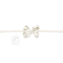 Load image into Gallery viewer, 1/4&quot; Nylon Pantyhose Headbands with Signature Grosgrain Bow

