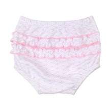 Load image into Gallery viewer, Spring Riley and Ryan Smocked Collared Pink Diaper Cover
