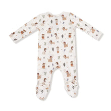 Load image into Gallery viewer, Cowboy Dogs Two Way Zipper Footie
