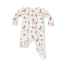 Load image into Gallery viewer, Cowboy Dogs Two Way Zipper Footie
