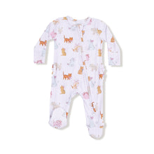 Load image into Gallery viewer, Fancy Pets Two Way Ruffle Back Zipper Footie
