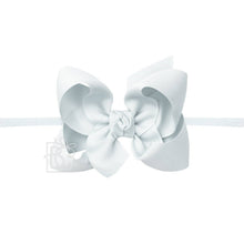 Load image into Gallery viewer, 1/4" Nylon Pantyhose Headbands with Signature Grosgrain Bow
