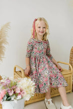 Load image into Gallery viewer, Rubina Twirl Dress - Meadow Bloom
