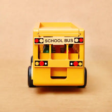 Load image into Gallery viewer, Wooden School Bus With Children
