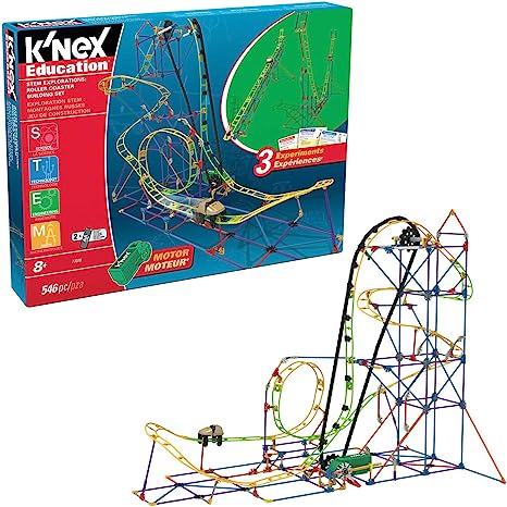 K'NEX 546 Piece Roller Coaster Motorized – Belles & Beaux®