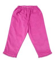 Load image into Gallery viewer, Ruffle Pull On Corduroy Pant - Aster Floral
