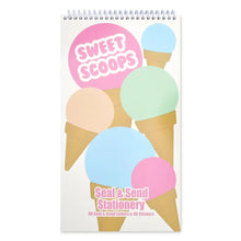 Load image into Gallery viewer, Sweet Scoops Seal &amp; Send Stationery
