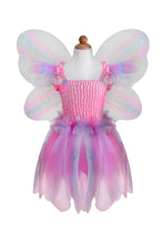 Load image into Gallery viewer, Butterfly Dress And Wings With Wand - Pink
