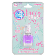 Load image into Gallery viewer, Fancy Bows Nail Polish &amp; Ring Set

