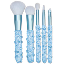 Load image into Gallery viewer, Blue Pearl Makeup Brush Set
