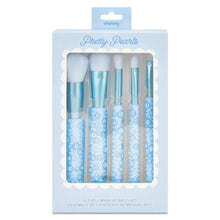 Load image into Gallery viewer, Blue Pearl Makeup Brush Set
