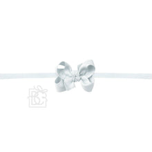 Load image into Gallery viewer, 1/4" Nylon Pantyhose Headbands with Signature Grosgrain Bow
