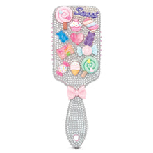 Load image into Gallery viewer, Charming Rhinestones Paddle Brush
