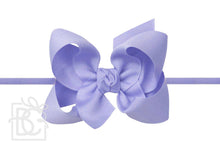 Load image into Gallery viewer, 1/4&quot; Nylon Pantyhose Headbands with Signature Grosgrain Bow
