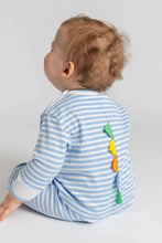 Load image into Gallery viewer, Stripe Knit Longall with Dinosaur
