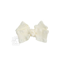 Load image into Gallery viewer, Double Ruffle Bow on Clip
