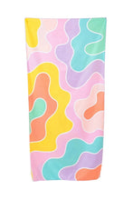 Load image into Gallery viewer, Groovy Flower Microfiber Reversible Towel
