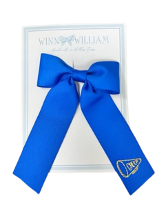 Blue Megaphone Bow - Medium