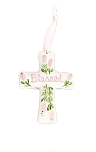 "Blessed" Skinny Cross