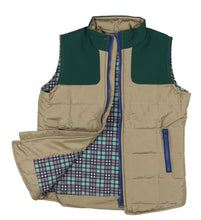Load image into Gallery viewer, Khaki And Green Aztec Stripe Vest
