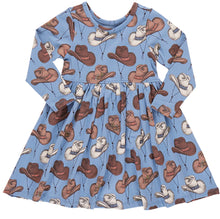Load image into Gallery viewer, Organic Steph Dress - Cowboy Hats
