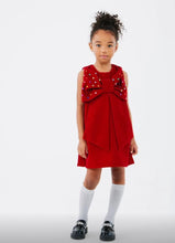 Load image into Gallery viewer, Scarlet Velvet Gem Dress
