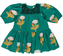 Load image into Gallery viewer, Fiona Dress - Emerald Marigold
